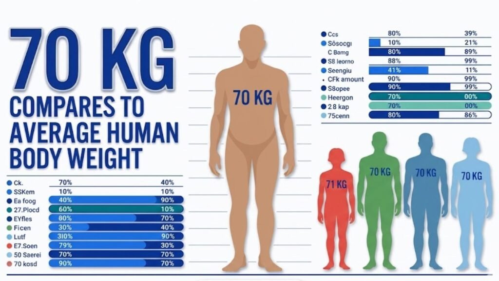 70 kg weight