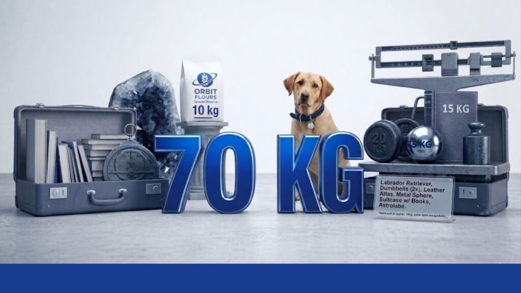 70 kilograms (70 kg)