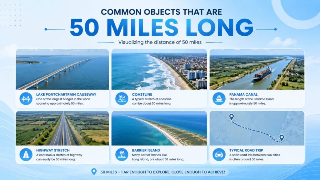 Common Objects That Are 50 Miles Long