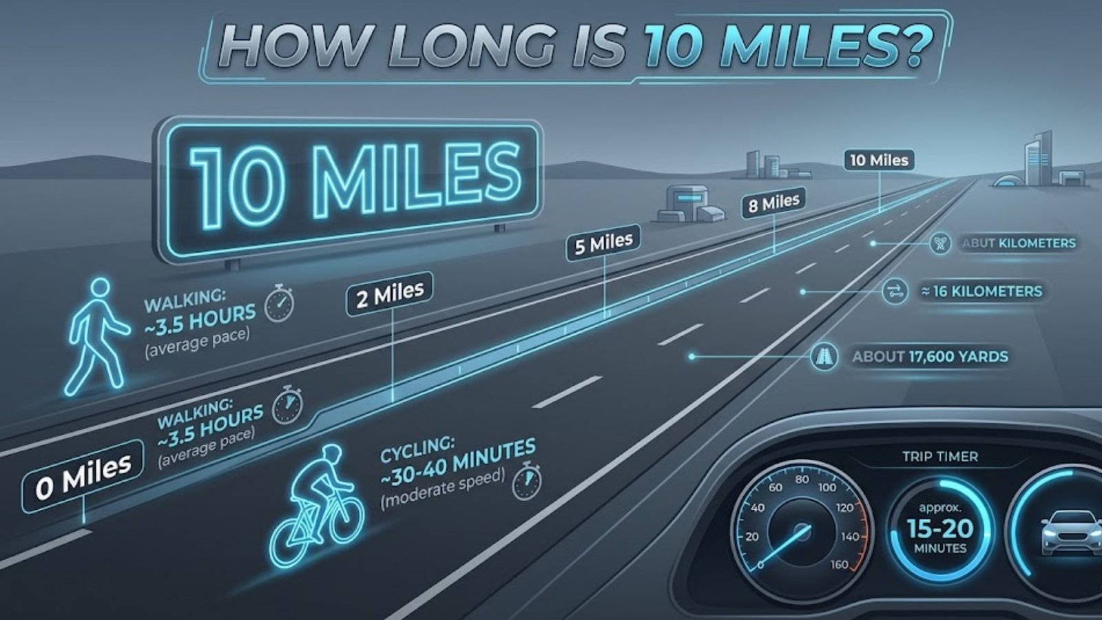 How Long Is 10 Miles