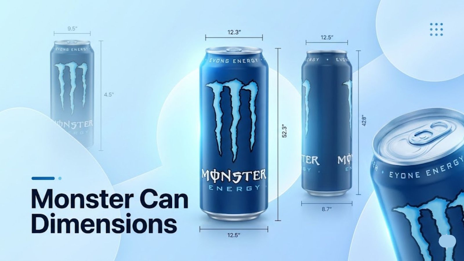 Monster Can Dimensions