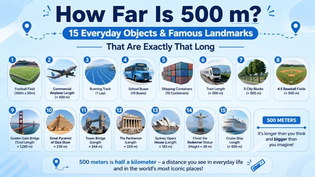 Things That Are (Almost Exactly) 500 Meters