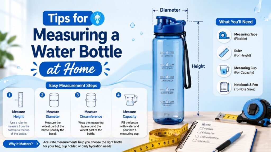 Tips for Measuring a Water Bottle at Home