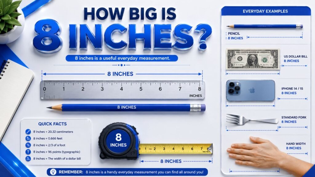 how big is 8 inches