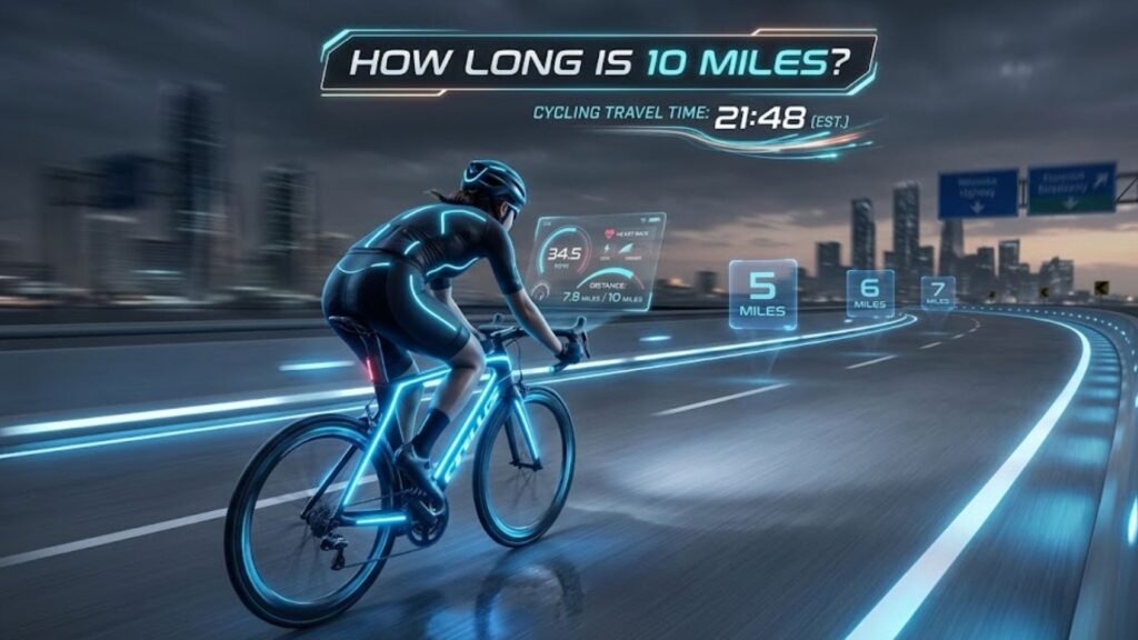 how long is 10 miles in minutes