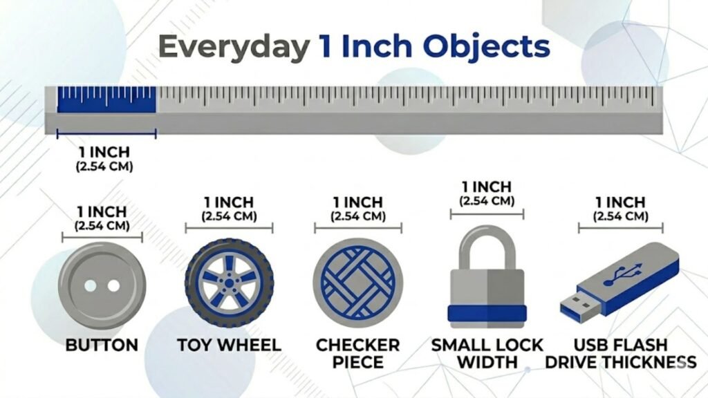 1 inch objects