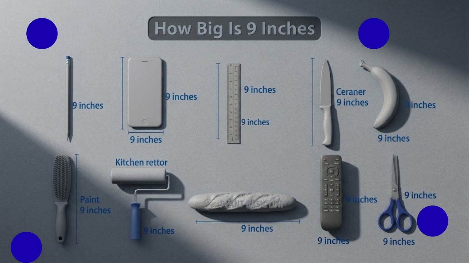 9 inches