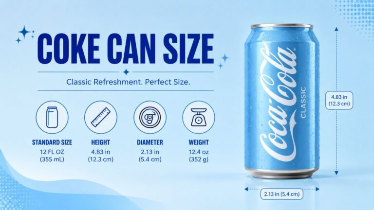 Coke Can Size