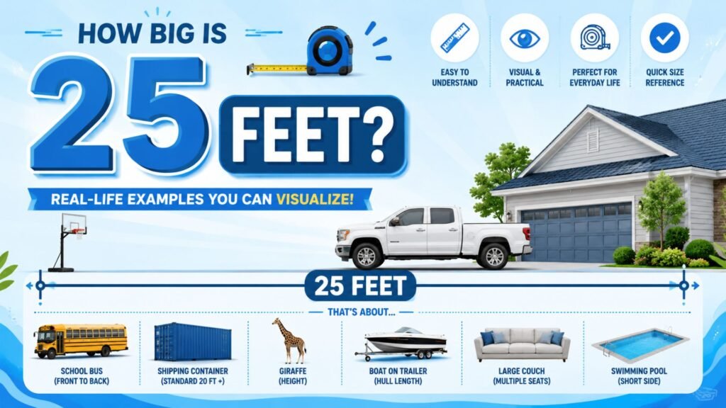 How Big Is 25 Feet