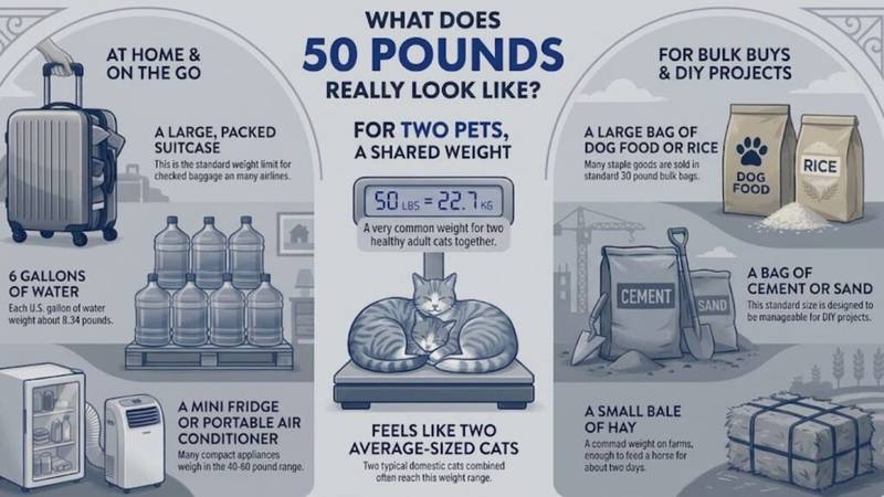 How Heavy Is 50 Pounds