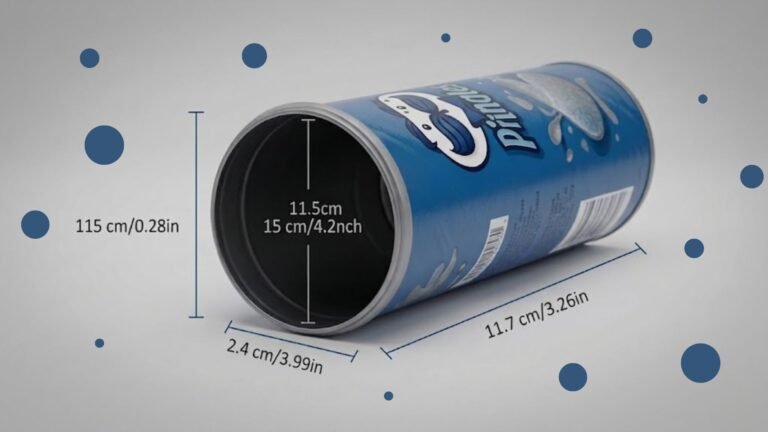 Pringles can dimensions