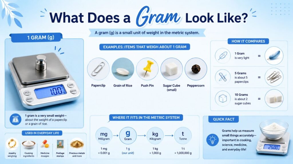 What Does a Gram Look Like