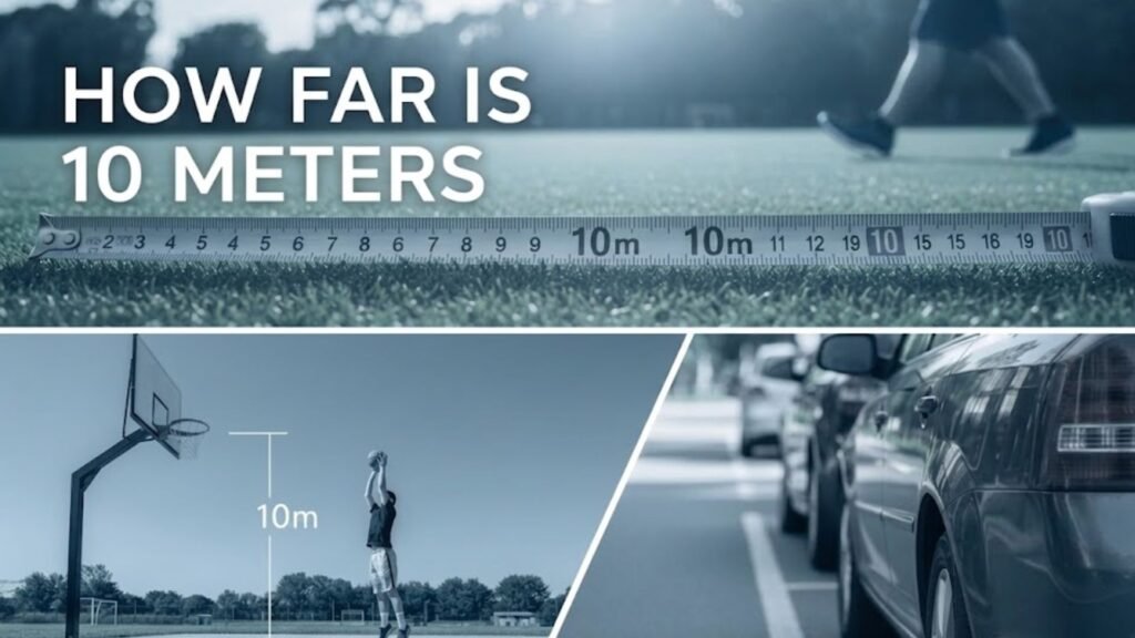 how long is 10 meters