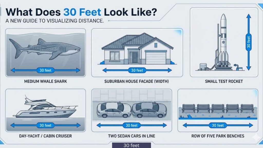 what does 30 feet look like