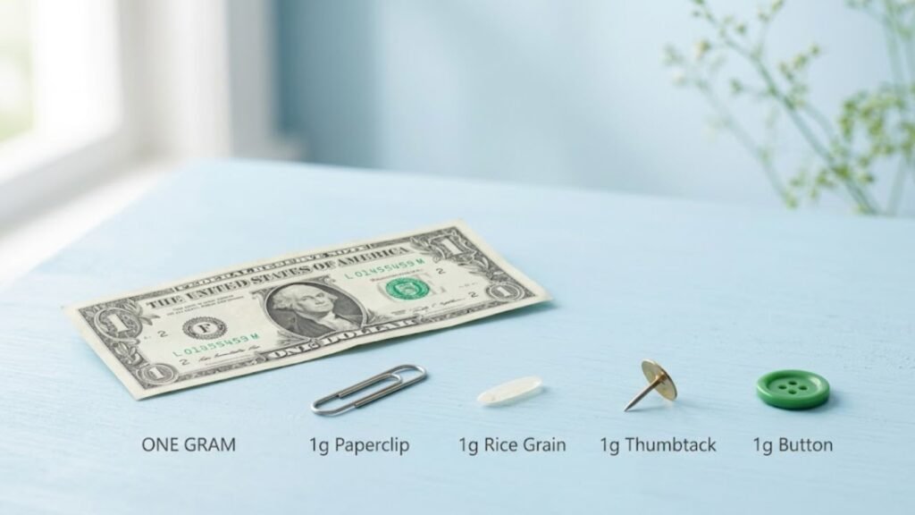 what weighs 1 gram