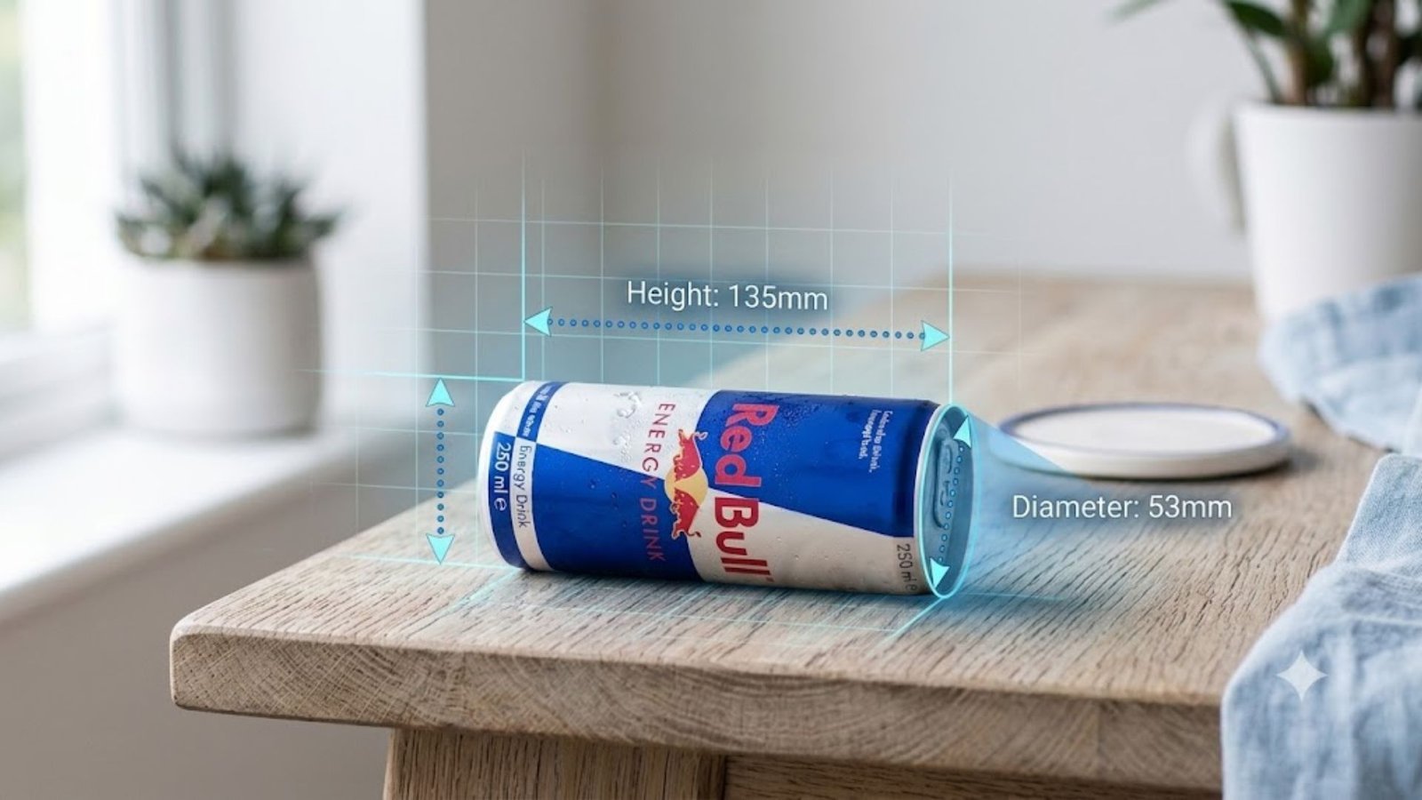 Red Bull Can Dimensions